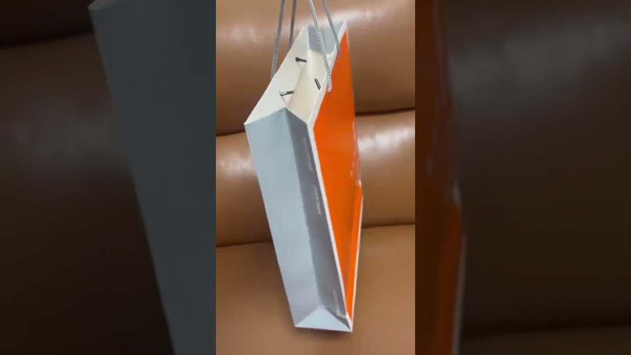 Matt Cotton Rope Handle Paper Bags – Finished Product View (All Sides)