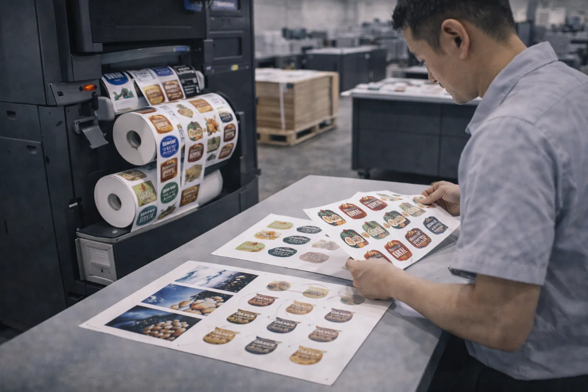 sticker and label printing