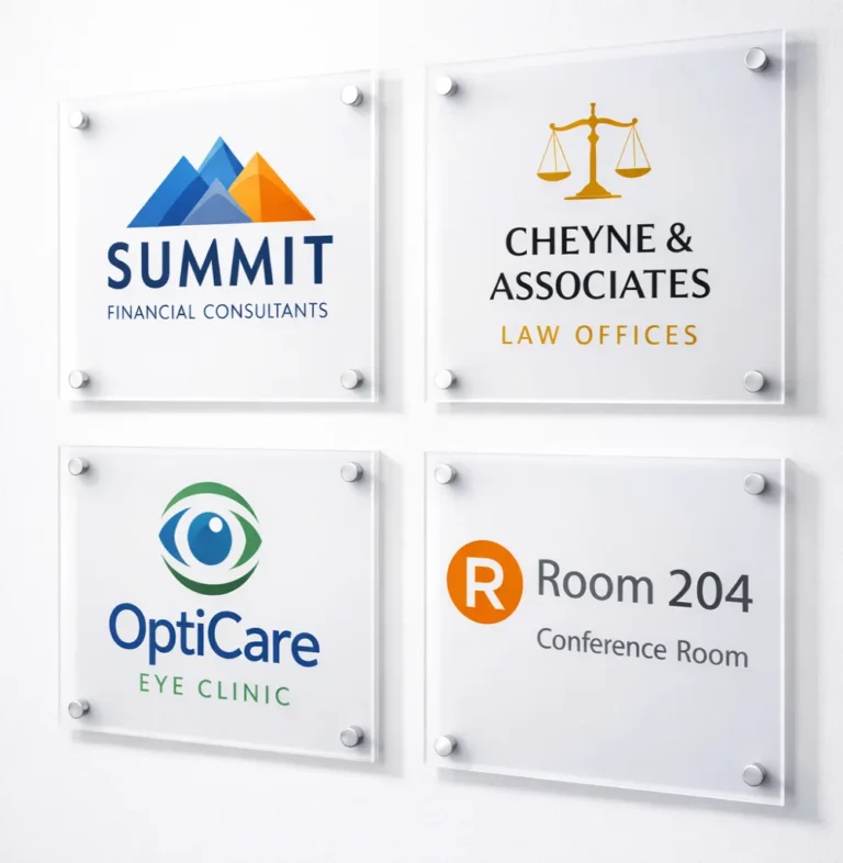 acrylic signs printing