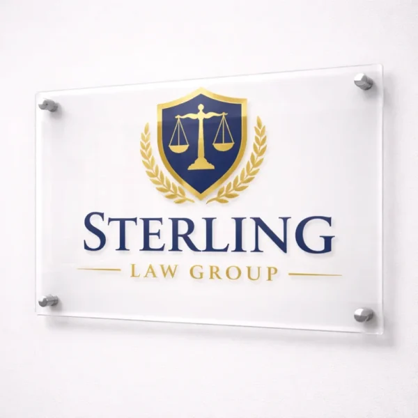 acrylic signs printing singapore sterling law group