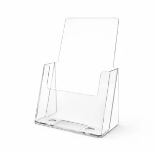 brochure holders acrylic a4 1 tier