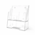 brochure holders acrylic a4 2 tiers