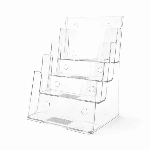 brochure holders acrylic a4 4 tiers
