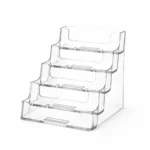 business card holders acrylic 4 tiers