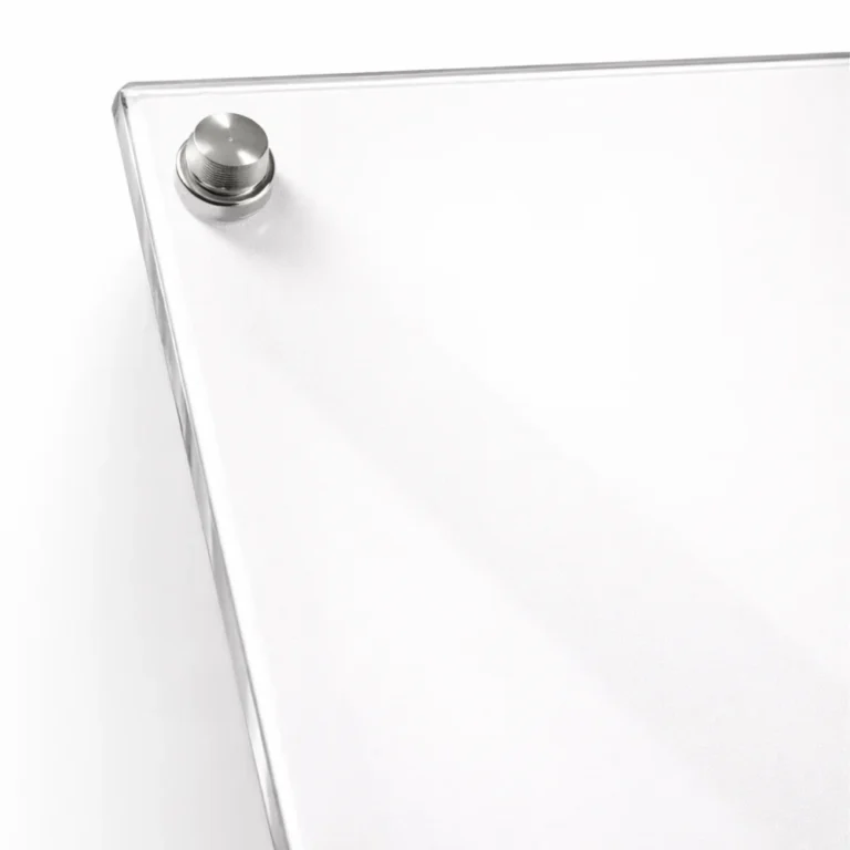 clear acrylic metal nut