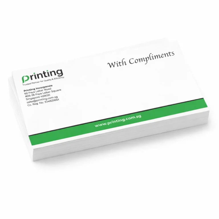 compliment slips printing singapore