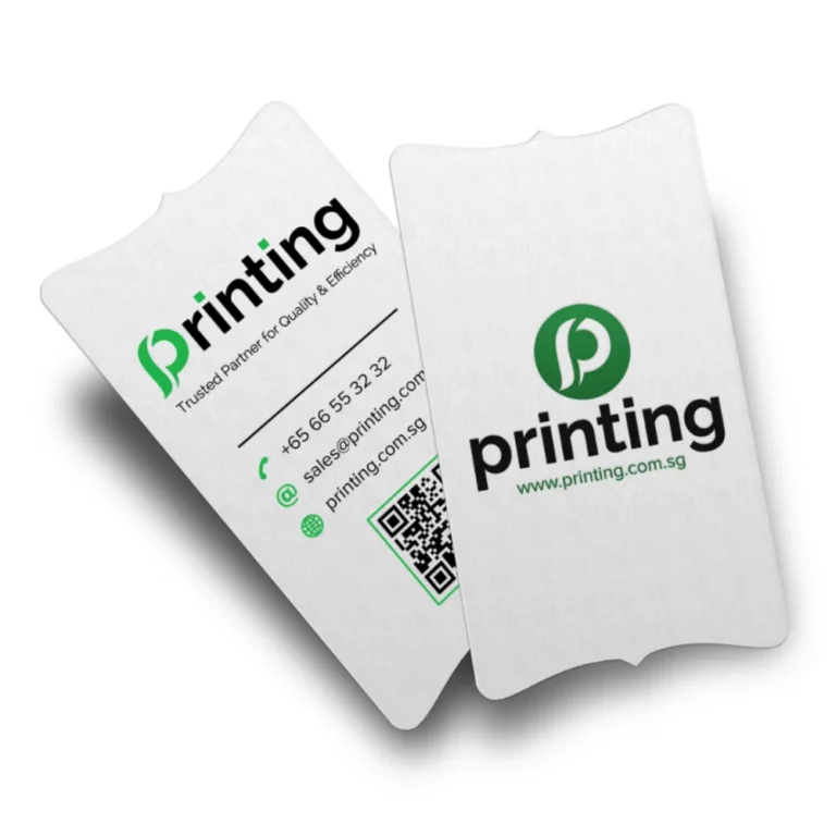 die cut business cards
