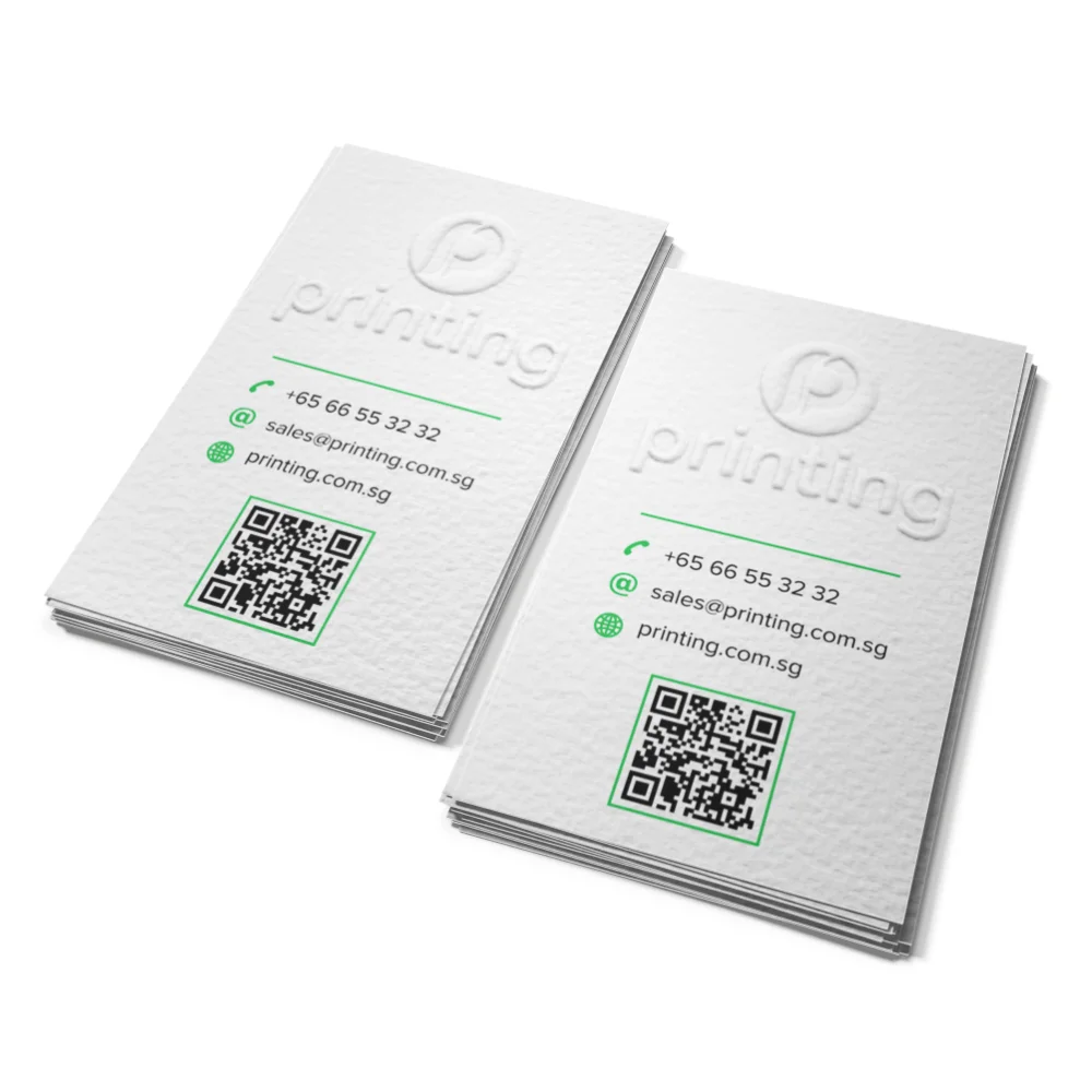 embossed business cards
