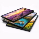 form board signs black framing