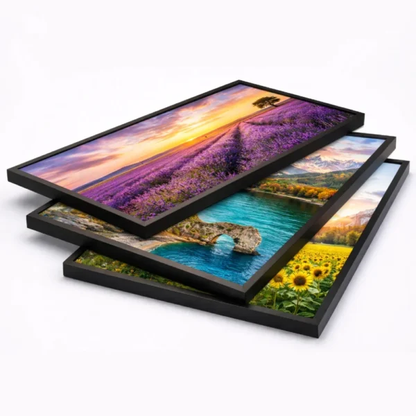 form board signs black framing