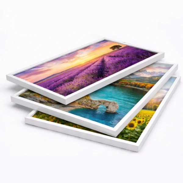 form board signs white framing