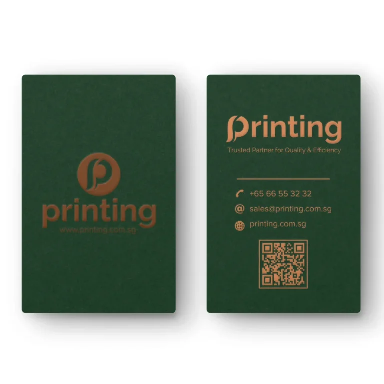 hot stamped business cards