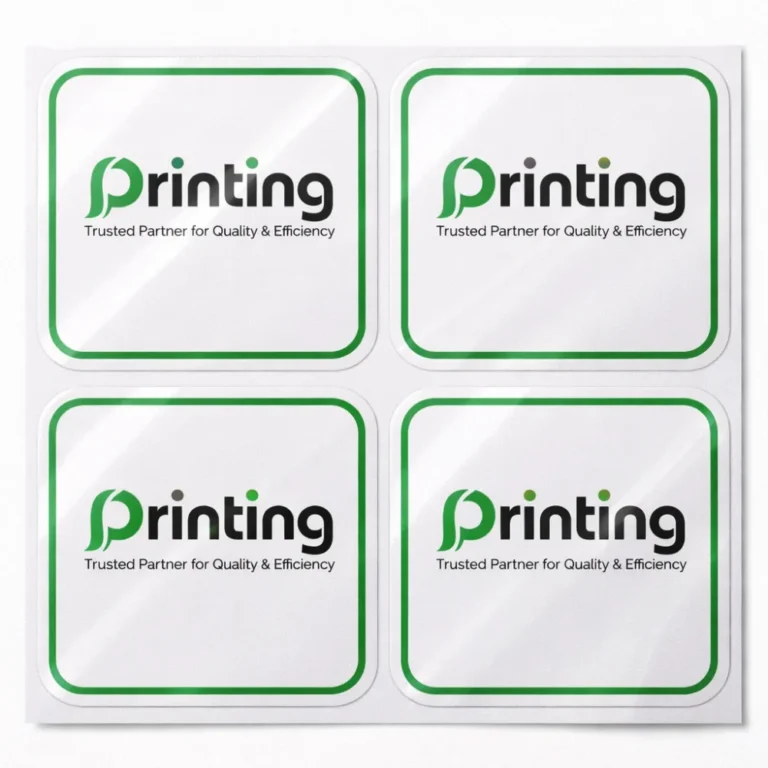 kiss cut in sheet gloss stickers