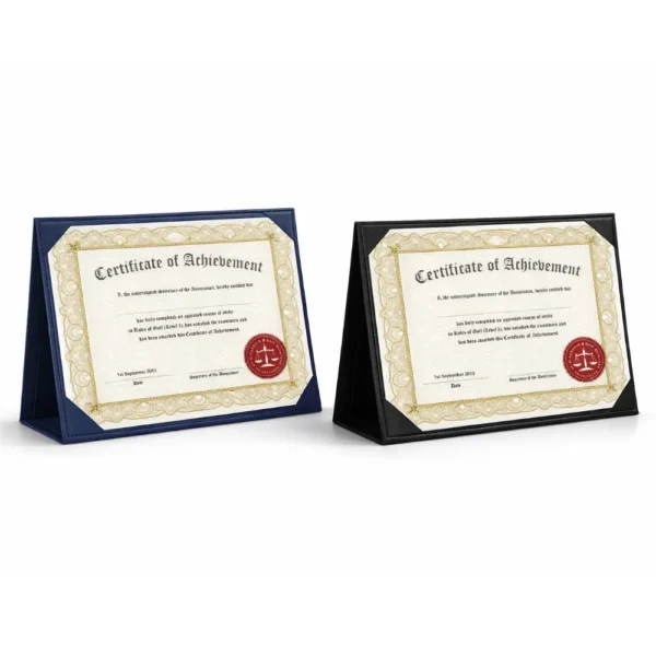landscapte certificate stands