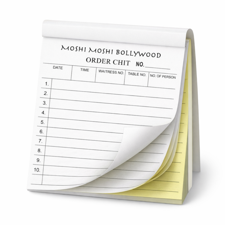 order chit forms printing singapore