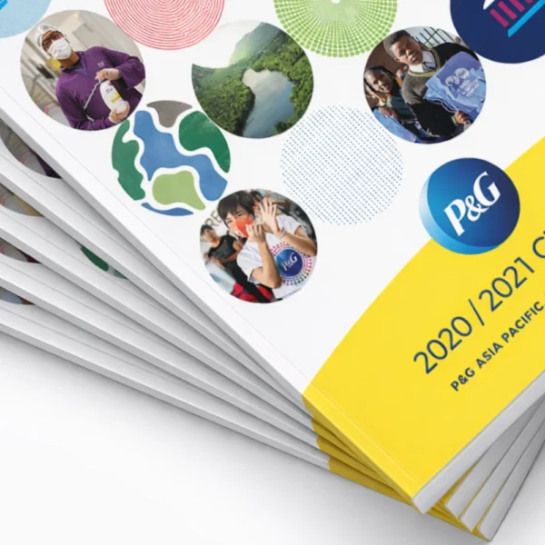 perfect bound booklets printing singapore spine closeup view