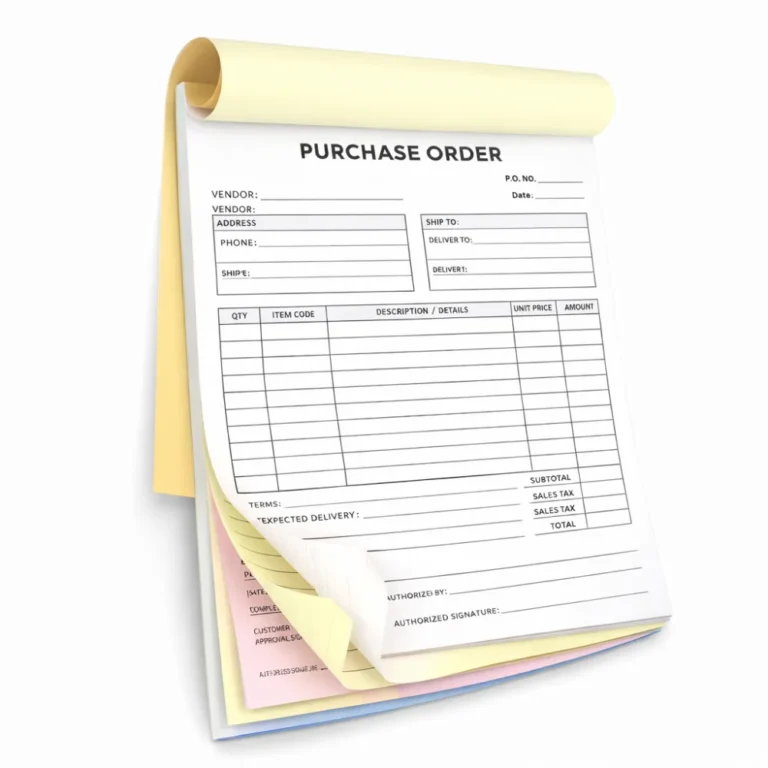 purchase order forms printing
