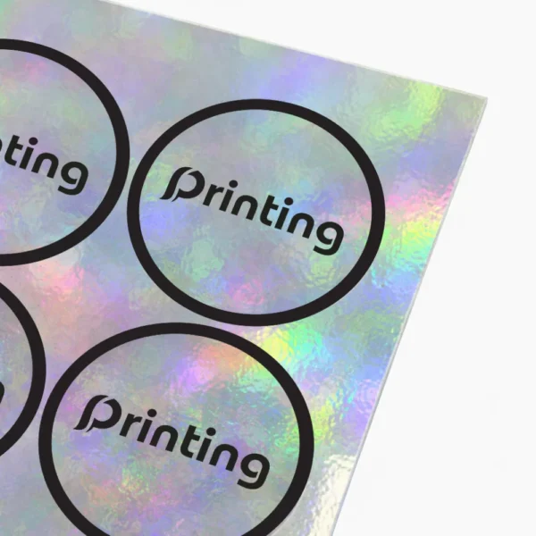 rainbow hologram sticker