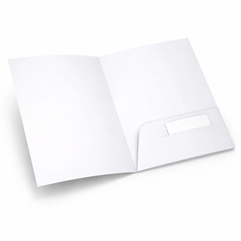 right pocket folder with slot