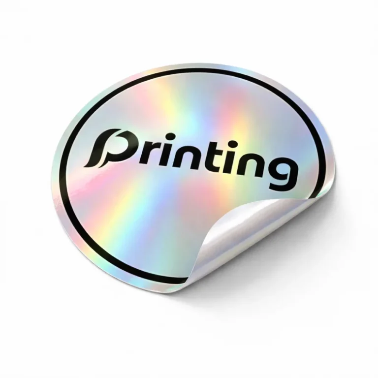round holographic stickers