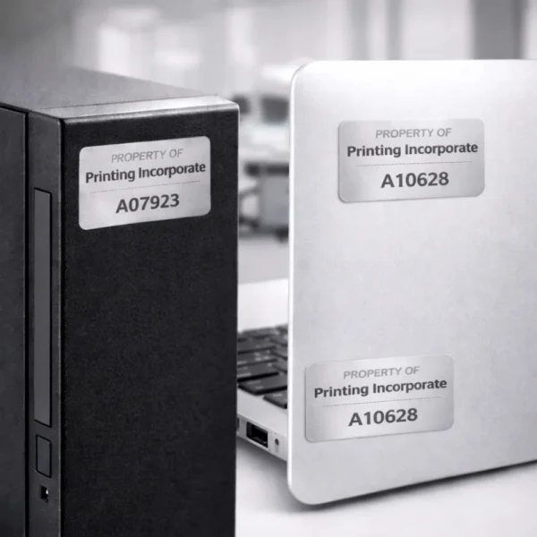 security stickers printing corporate equipment with security labels