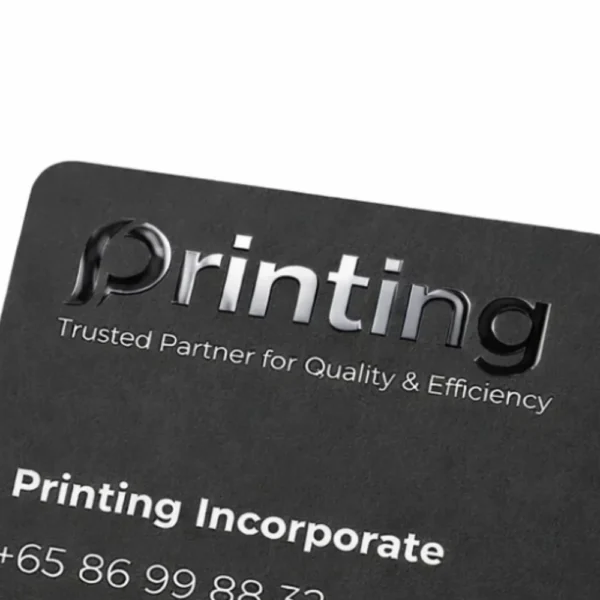 spot uv business cards printing singapore closeup view
