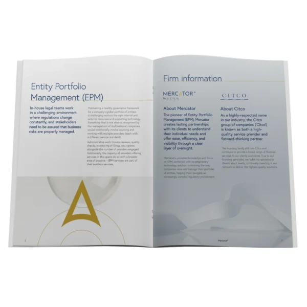 stapled booklets printing singapore open page view