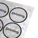 star hologram sticker