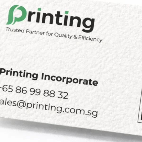textured business cards printing singapore hammer paper closeup view
