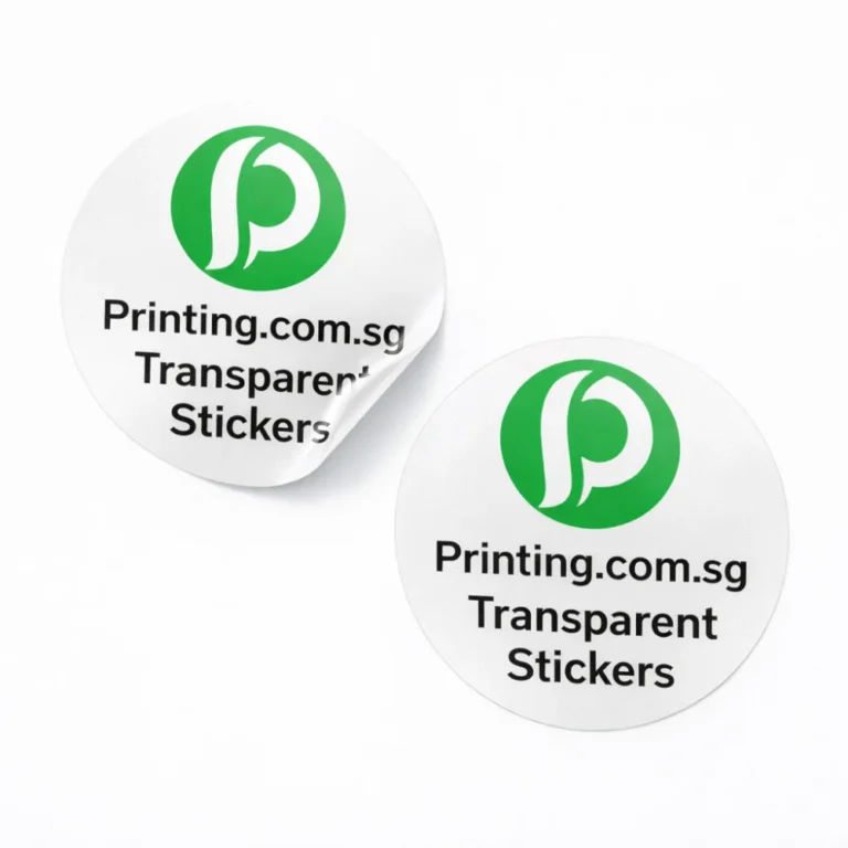 transparent stickers printing singapore
