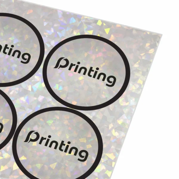 triangle hologram sticker