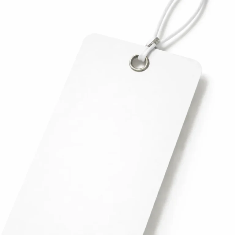 elastic hang tags