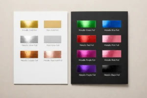 foil stamping colours guide