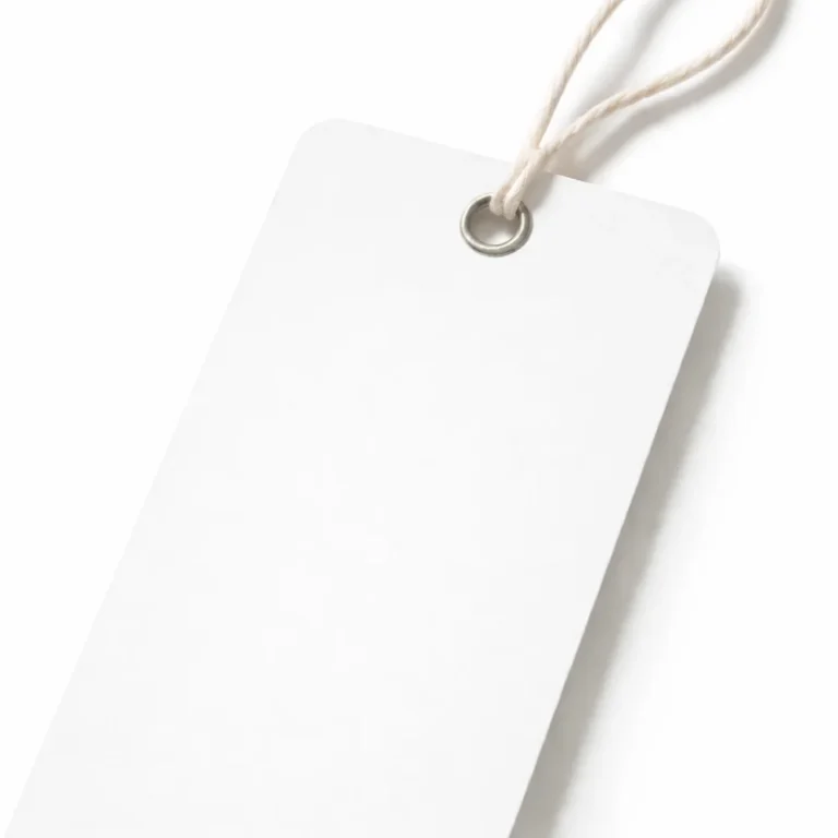 mercerized cotton hang tags
