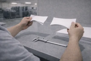 paper thickness vs stiffness